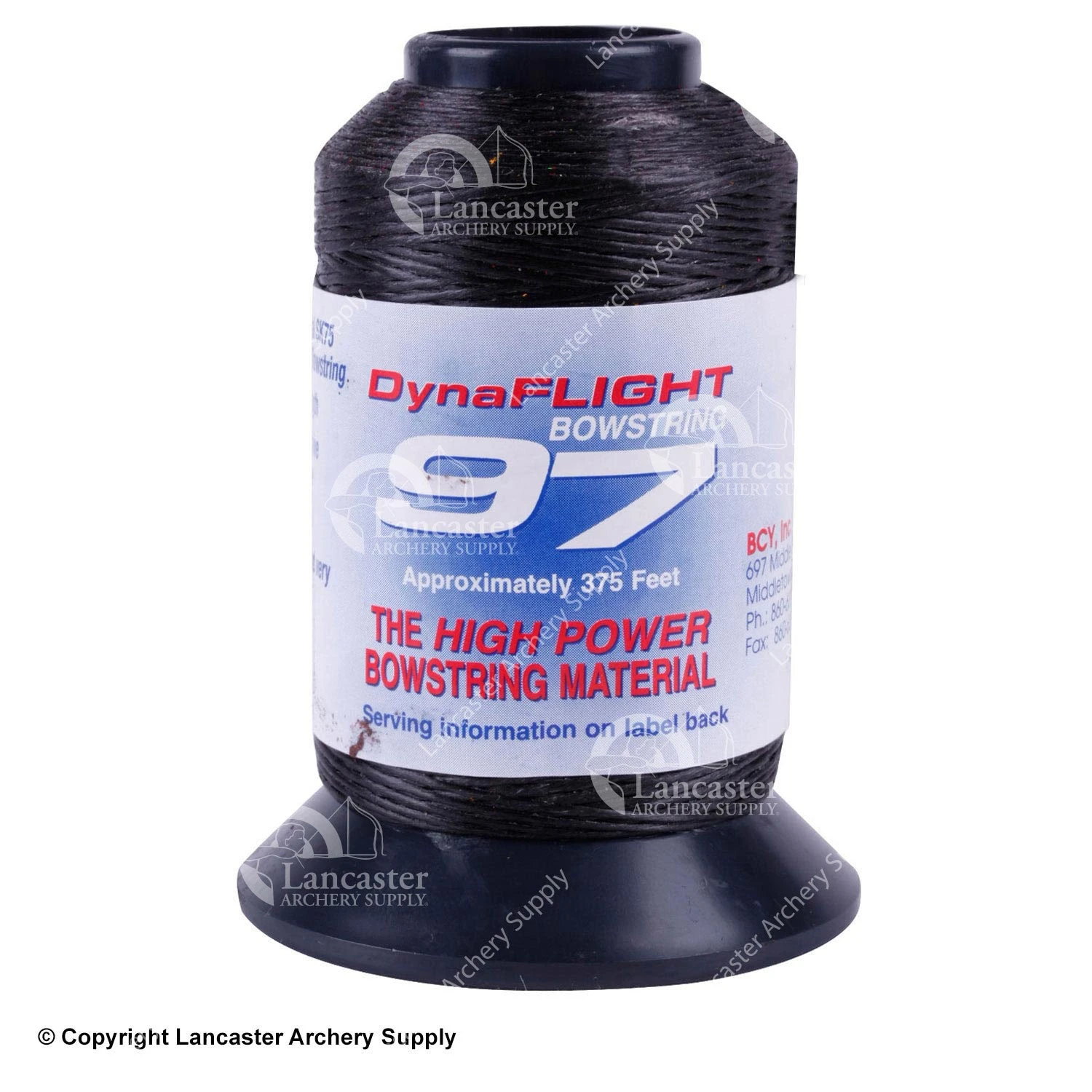 BCY DynaFLIGHT 97 String Material 1/4# (Black Or White) 3 BCY DynaFLIGHT 97 String Material 1/4# (Black Or White)