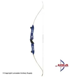 USA Archery 66" Recurve Bow -Shooting Series 1760165 blue