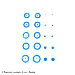 Gunstar Chubby Target Rub-On Aiming Reticles 14 Gunstar Chubby Target Rub-On Aiming Reticles -Shooting Series 2010029 blue
