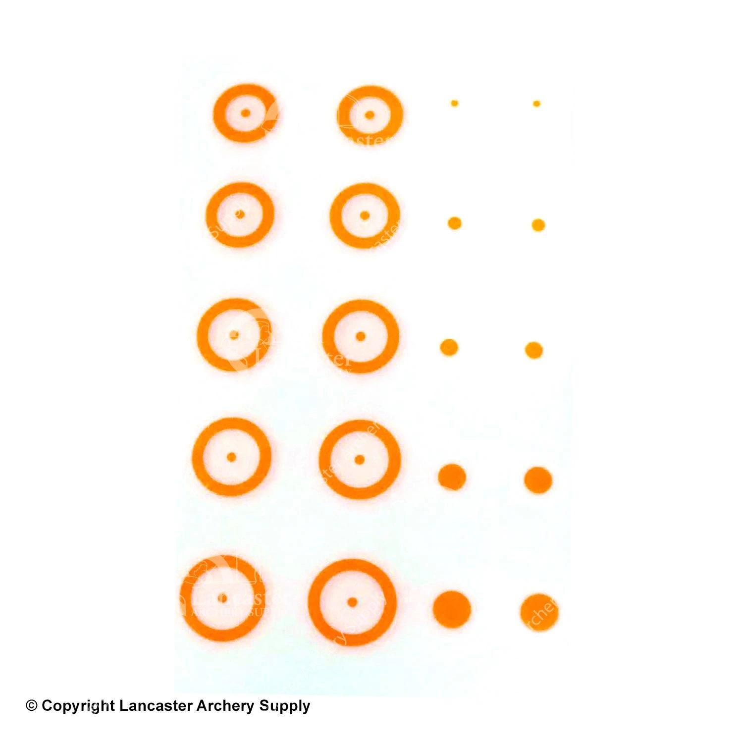 Gunstar Chubby Target Rub-On Aiming Reticles 4 Gunstar Chubby Target Rub-On Aiming Reticles - Image 2