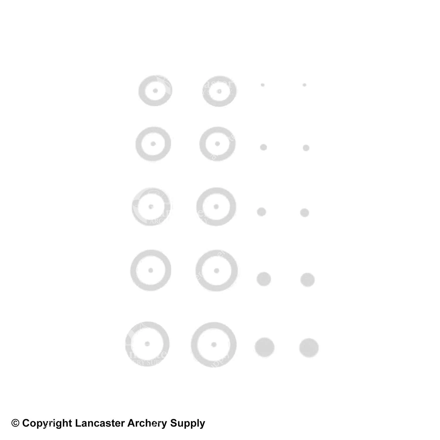 Gunstar Chubby Target Rub-On Aiming Reticles 6 Gunstar Chubby Target Rub-On Aiming Reticles - Image 4