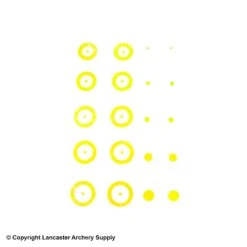 Gunstar Chubby Target Rub-On Aiming Reticles 13 Gunstar Chubby Target Rub-On Aiming Reticles -Shooting Series 2010029 yellow