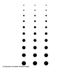 Gunstar Pro Series Rub-On Dots (Assortment) -Shooting Series 2010035 black