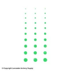 Gunstar Pro Series Rub-On Dots (Assortment) -Shooting Series 2010035 green