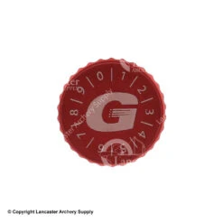 Black Gold Competition 1A Colored Sight Knob Kit -Shooting Series 3200049 red