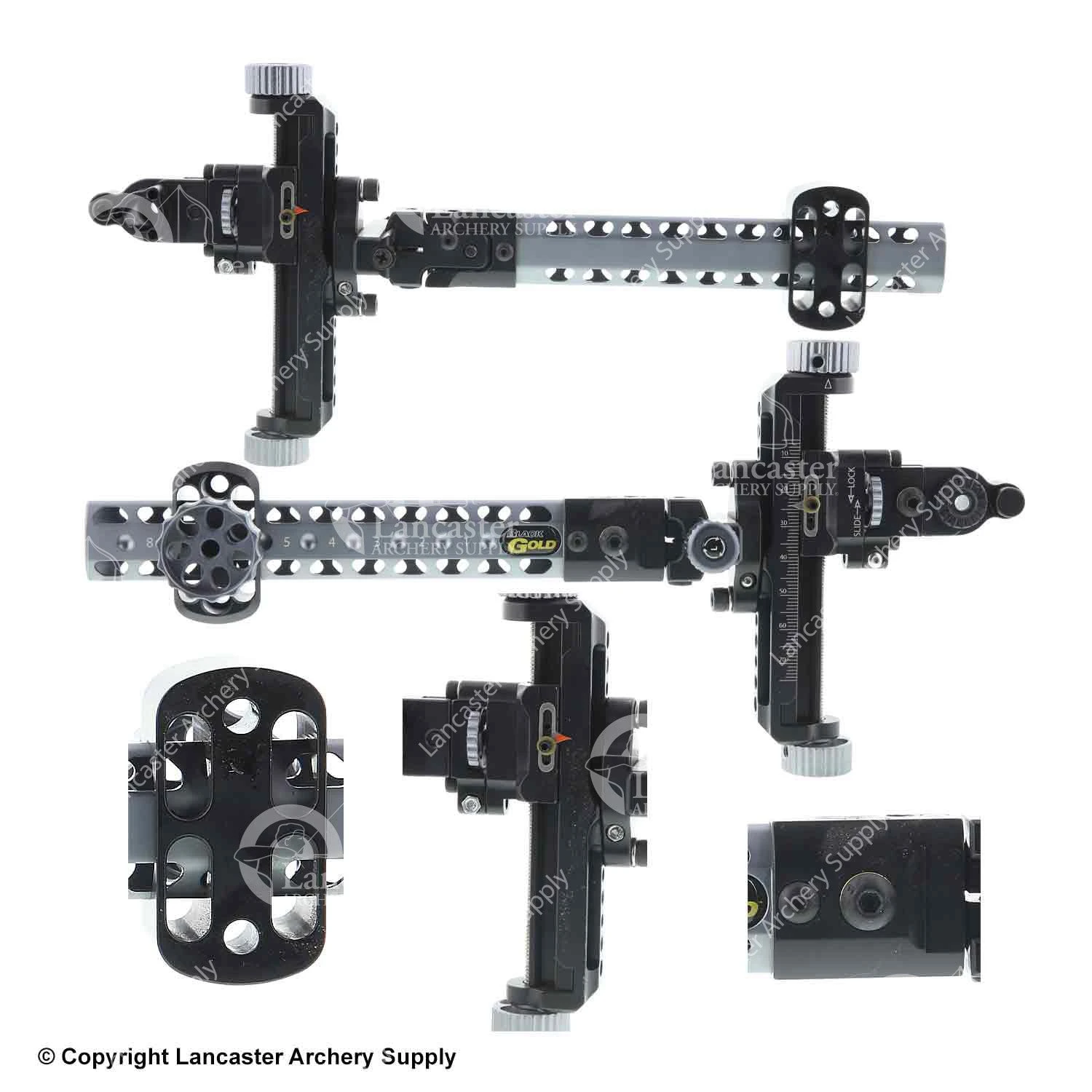 Black Gold 2A Competition Compound Target Sight With 6in Wing Truss Dovetail (Open Box) 4 Black Gold 2A Competition Compound Target Sight With 6in Wing Truss Dovetail (Open Box) - Image 2