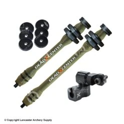 Dead Center Dead Level V2 Hunter Lite Stabilizer Kit (10" & 8") -Shooting Series 8590116 green