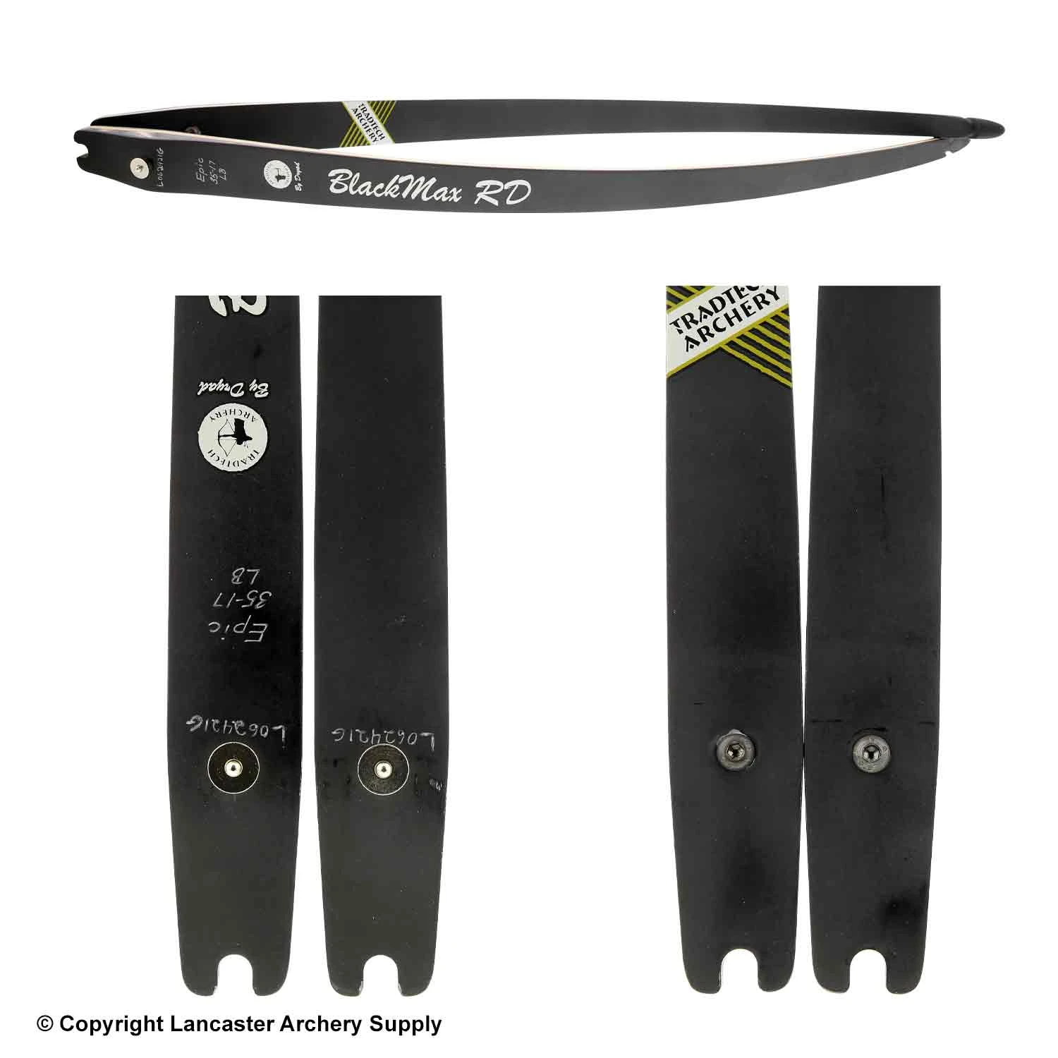 TradTech RD Carbon/Wood Longbow Limbs (Open Box X1030476) 4 TradTech RD Carbon/Wood Longbow Limbs (Open Box X1030476) - Image 2