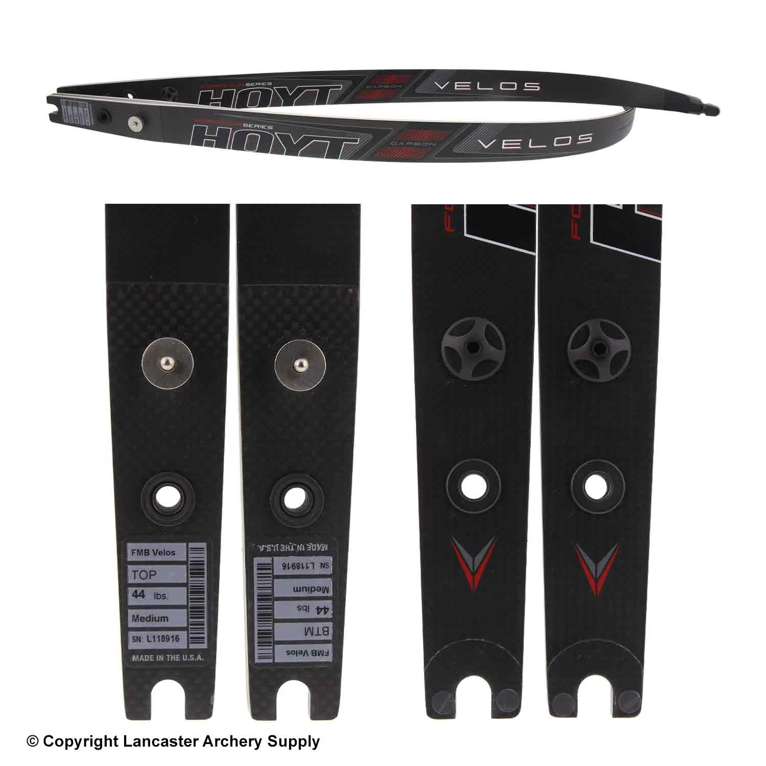 Hoyt Formula Carbon Velos Recurve Limbs (Open Box X1032910) 4 Hoyt Formula Carbon Velos Recurve Limbs (Open Box X1032910) - Image 2